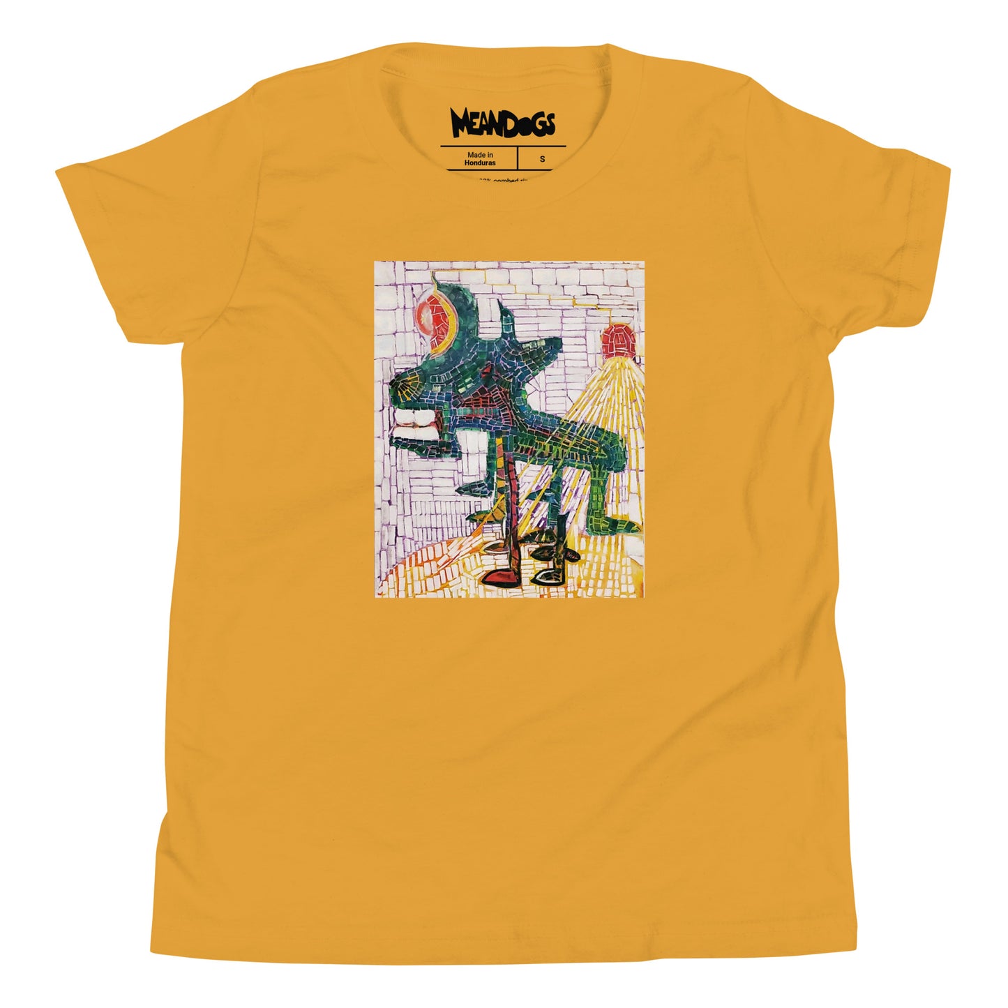 Mean Dogs Octopod Youth Short Sleeve T-Shirt