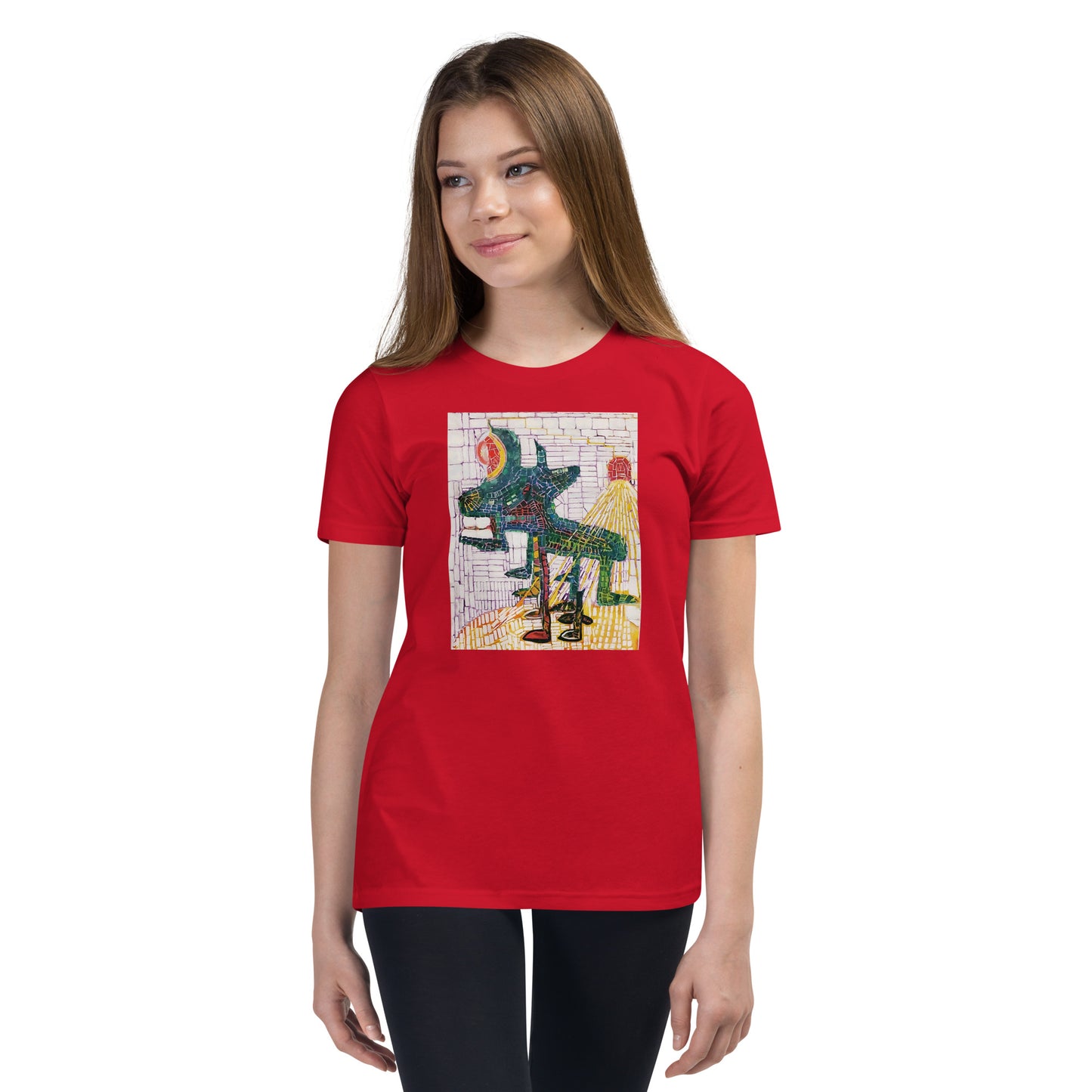 Mean Dogs Octopod Youth Short Sleeve T-Shirt