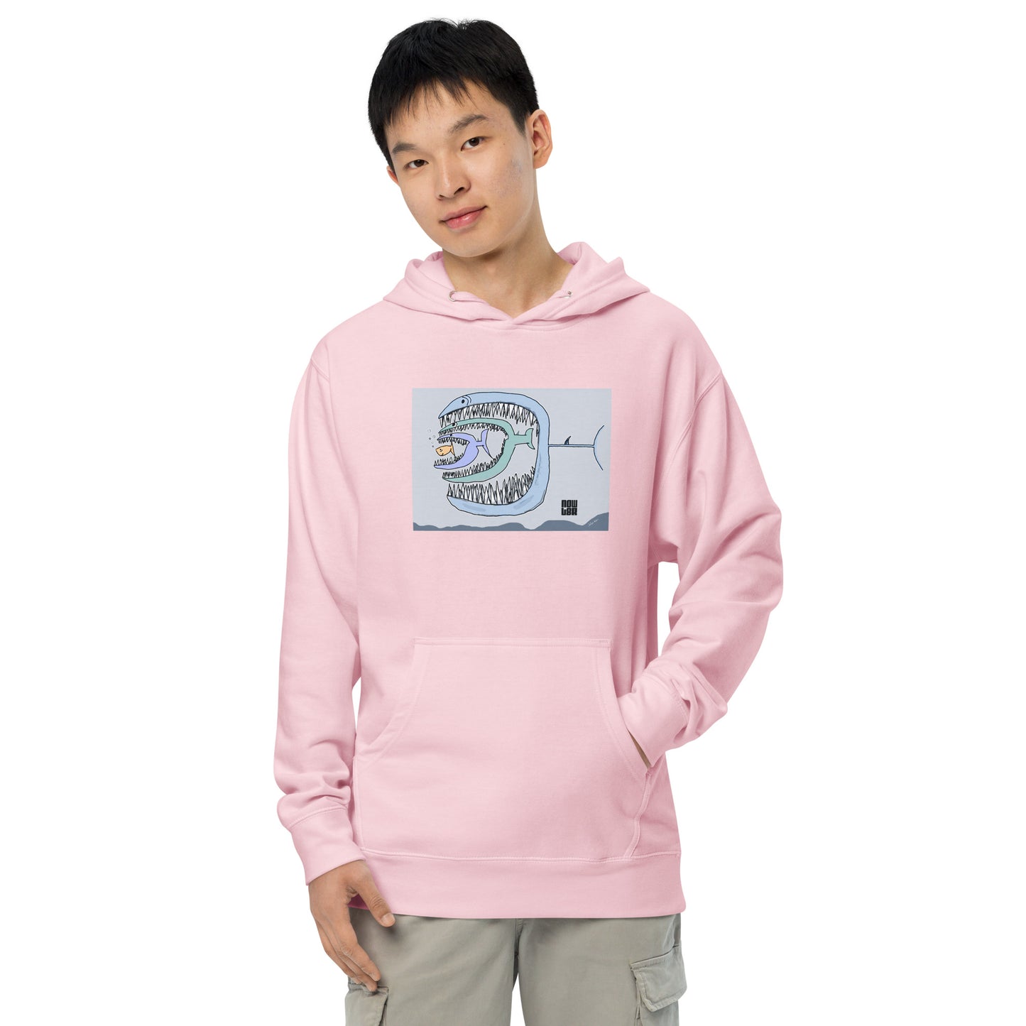 Fish Eat Fish Unisex Midweight Hoodie