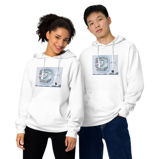 Fish Eat Fish Unisex Midweight Hoodie