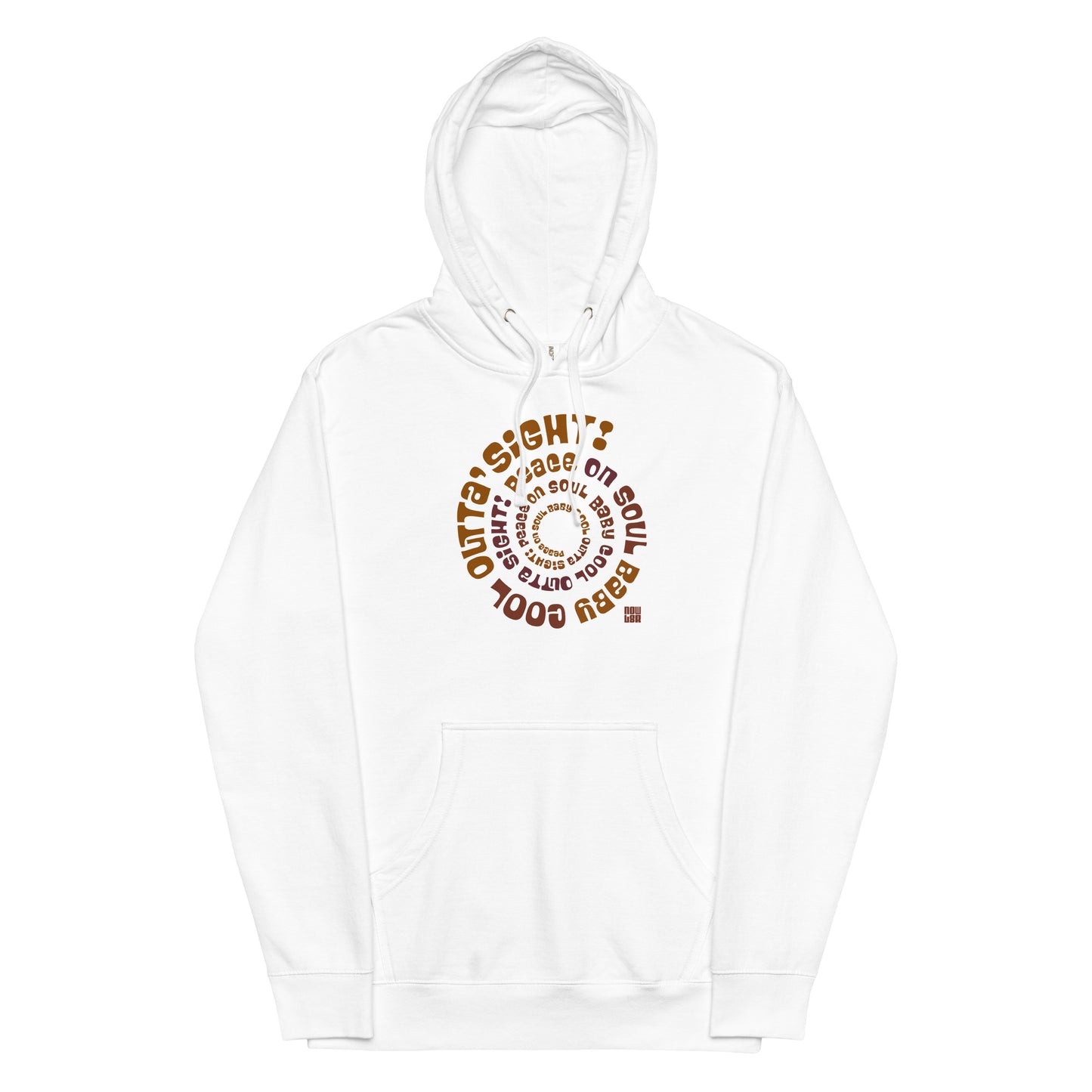 Peace On Soul Baby Cool Outta Sight Unisex Midweight Hoodie