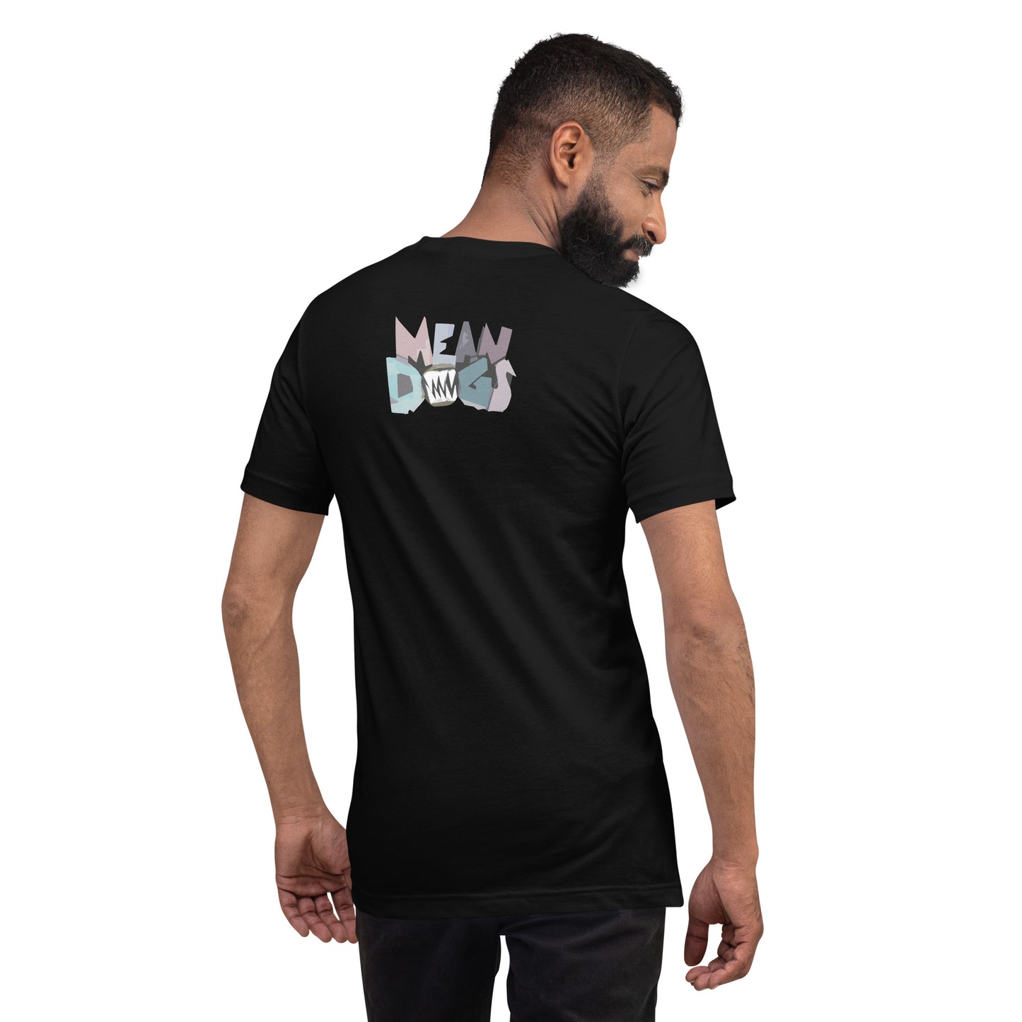 Mean Dogs Black Orchid Unisex t-shirt