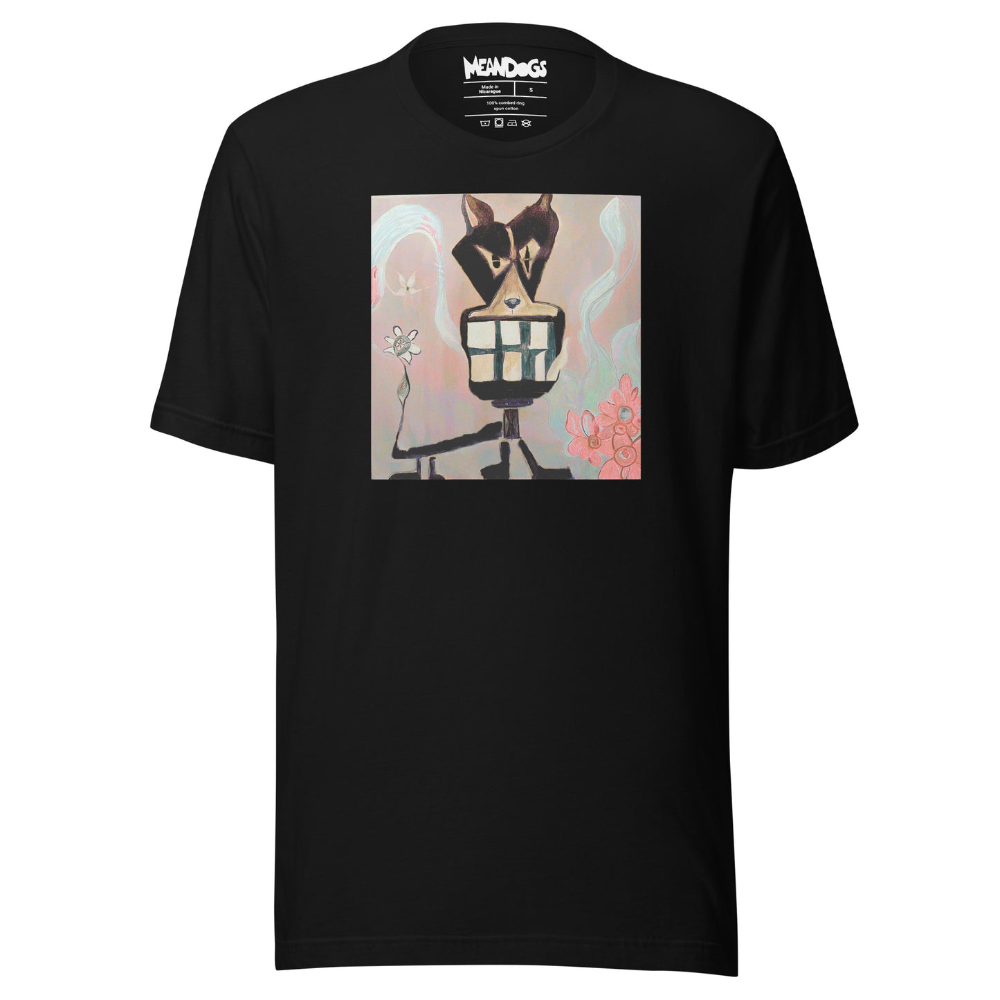 Mean Dogs Black Orchid Unisex t-shirt