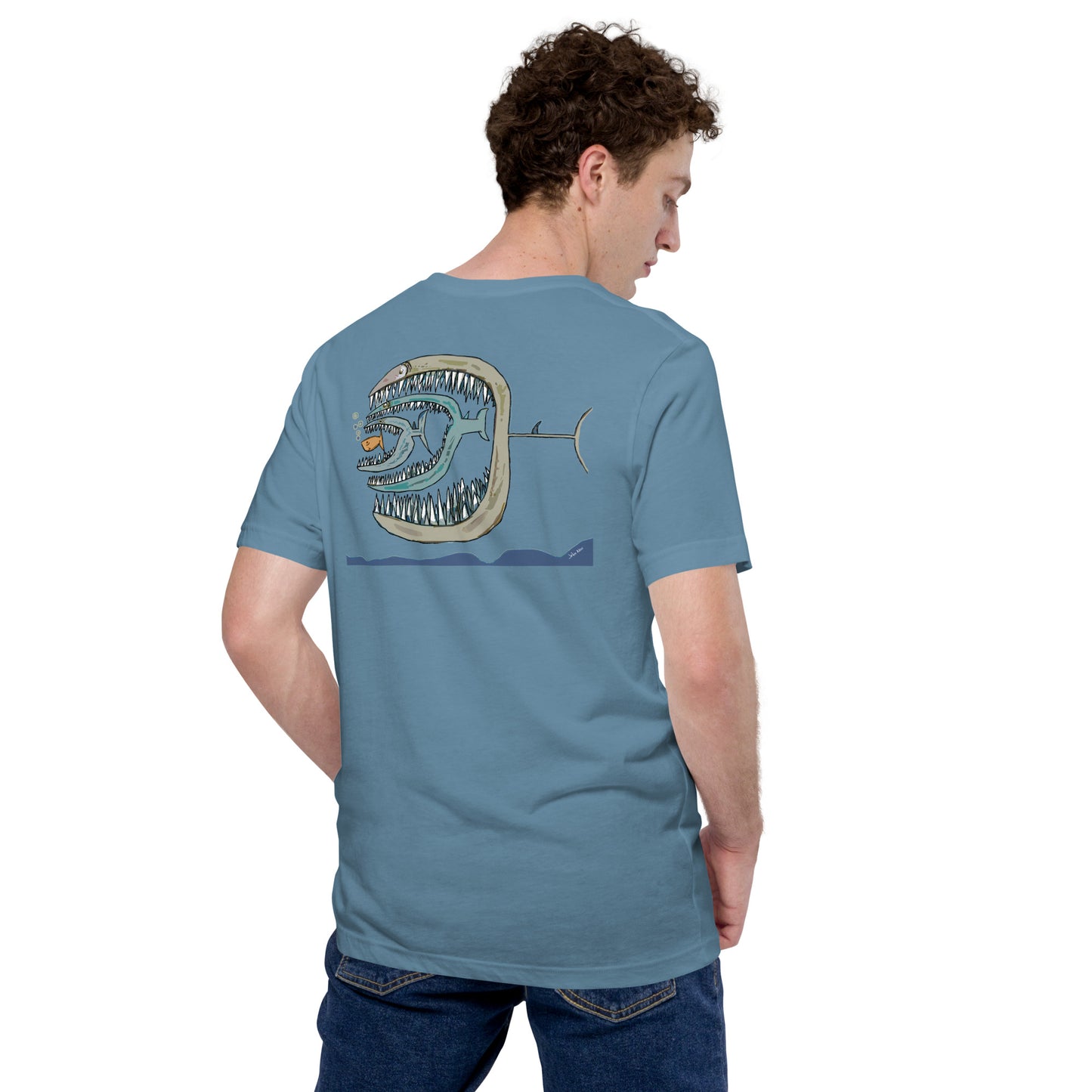 Fish Eat Fish Back to the Future Unisex T-shirt