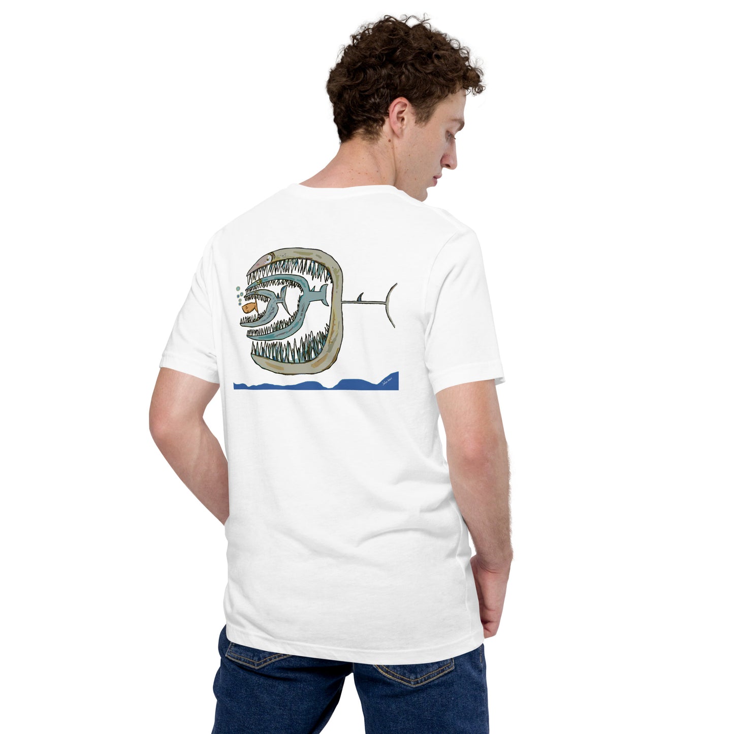 Fish Eat Fish Back to the Future Unisex T-shirt