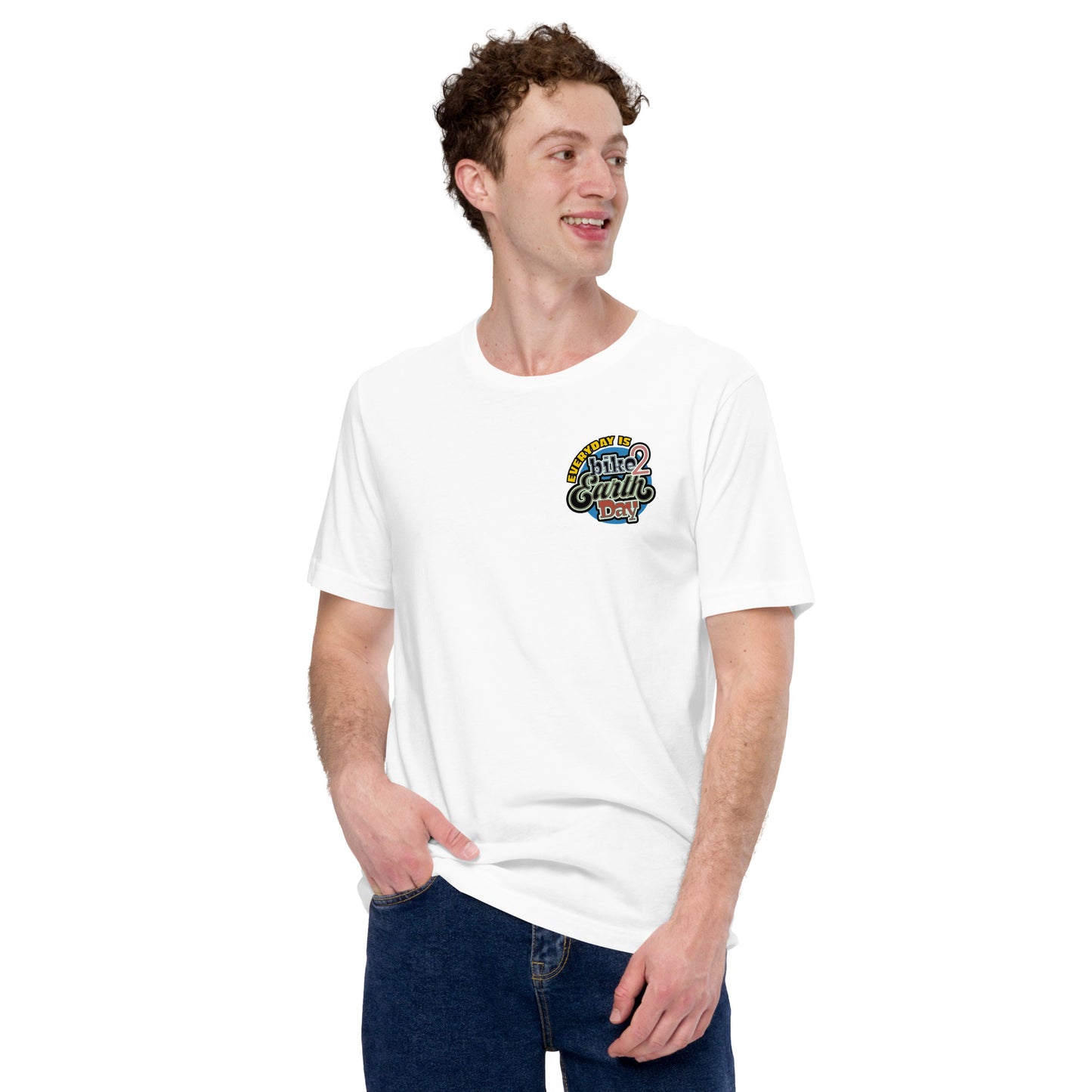 Bike To Earth Day Unisex T-shirt