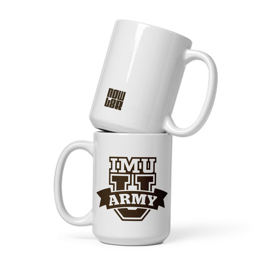 IMU "The Graduate" White Glossy Mug