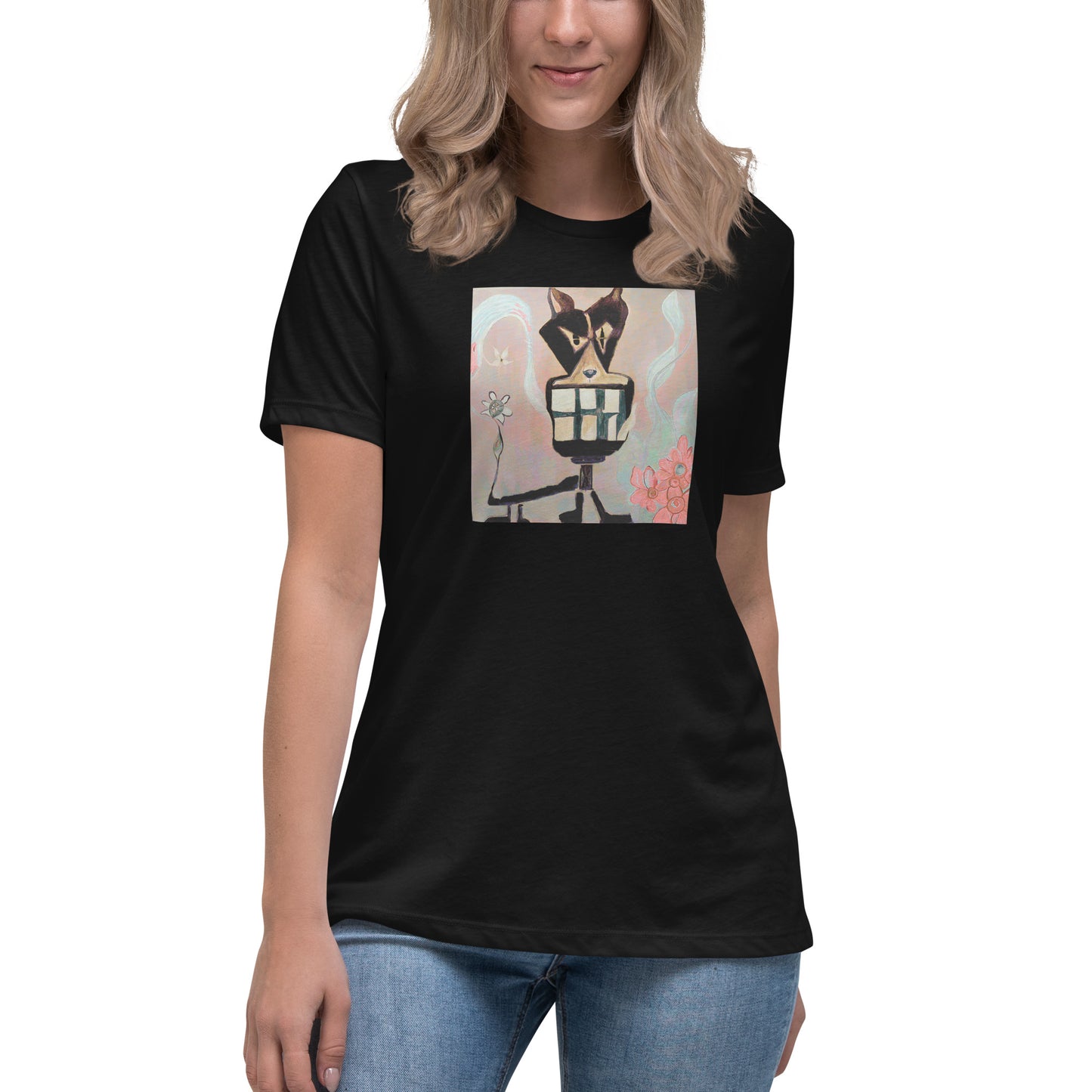 Mean Dogs Black Orchid Women's Relaxed T-Shirt