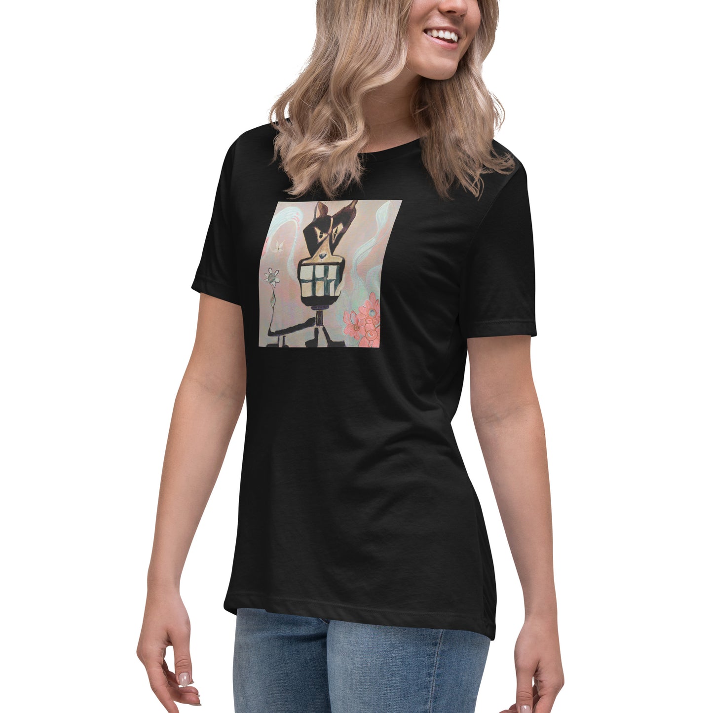 Mean Dogs Black Orchid Women's Relaxed T-Shirt