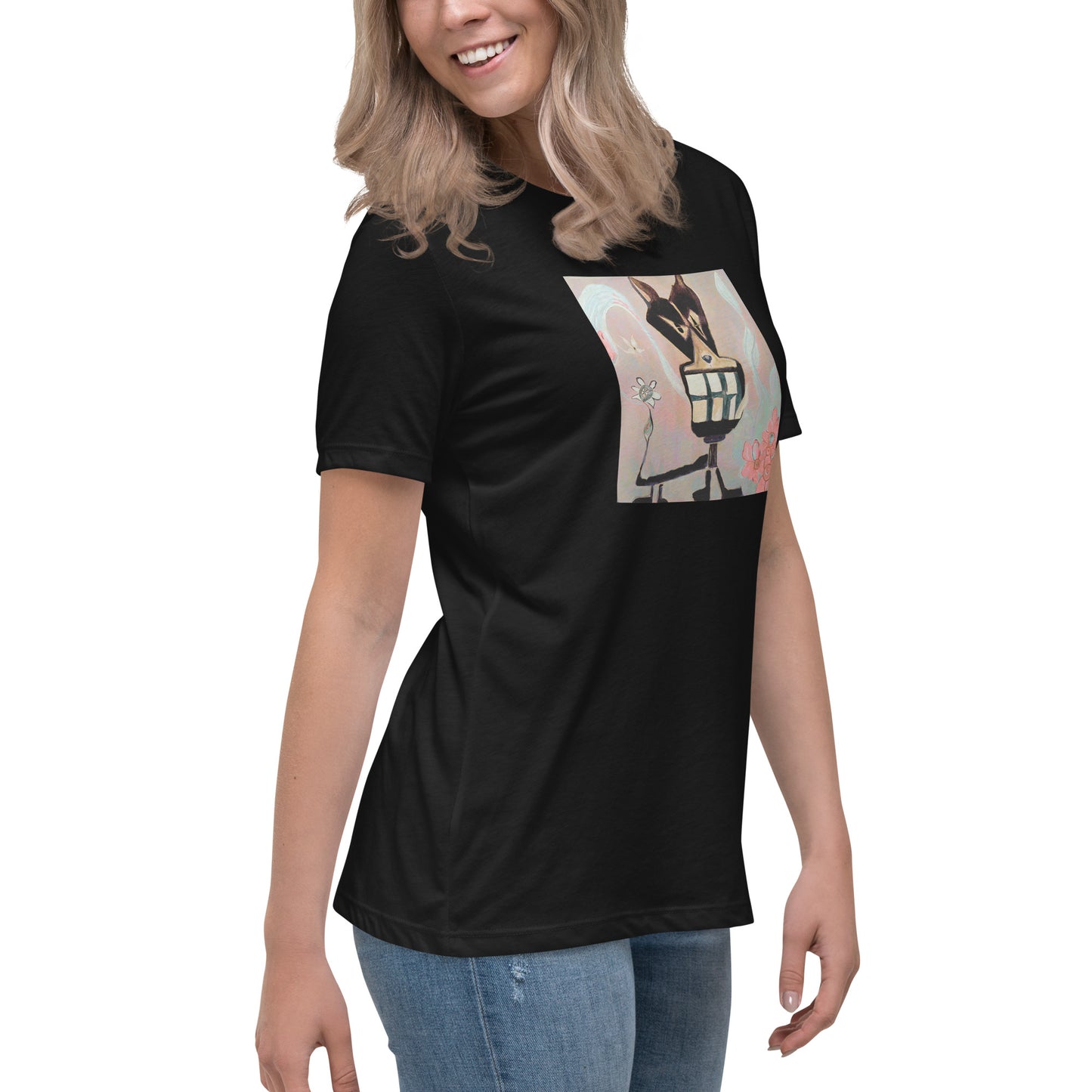 Mean Dogs Black Orchid Women's Relaxed T-Shirt