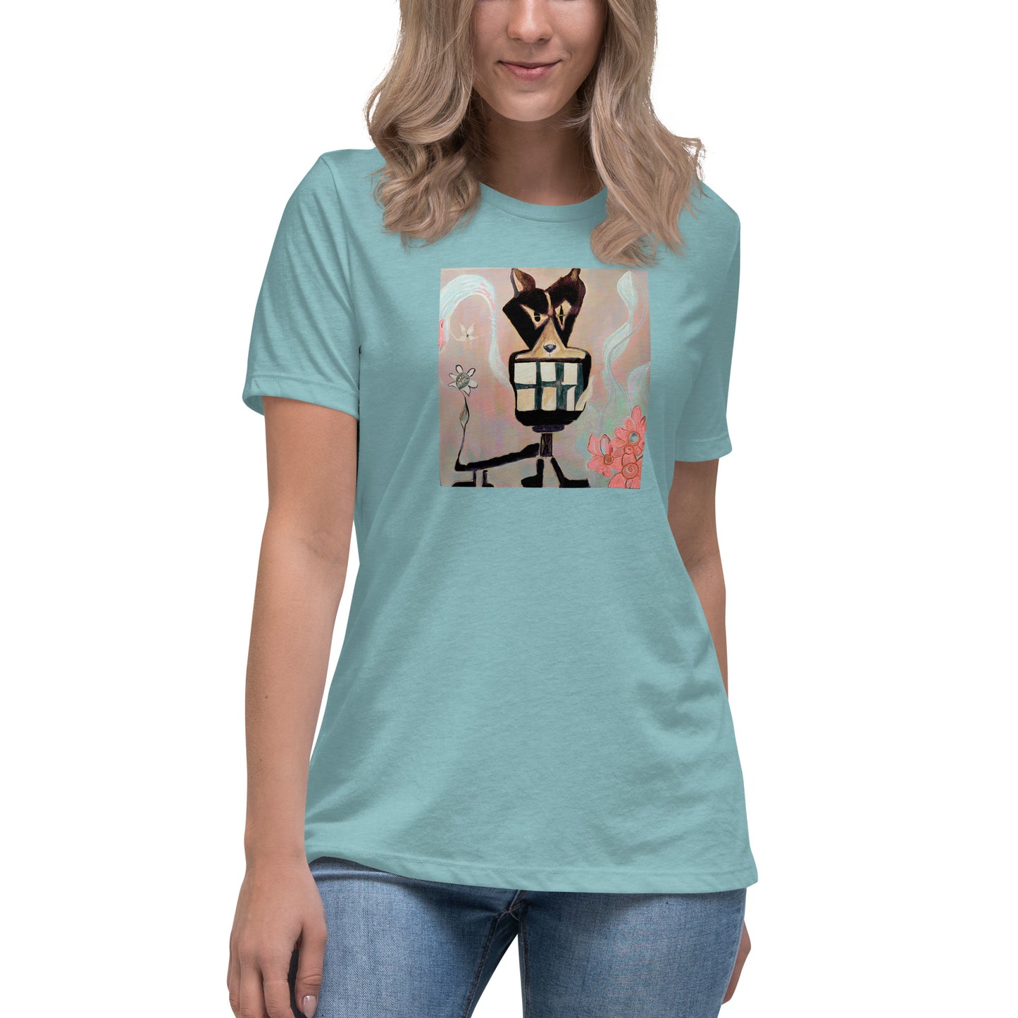 Mean Dogs Black Orchid Women's Relaxed T-Shirt