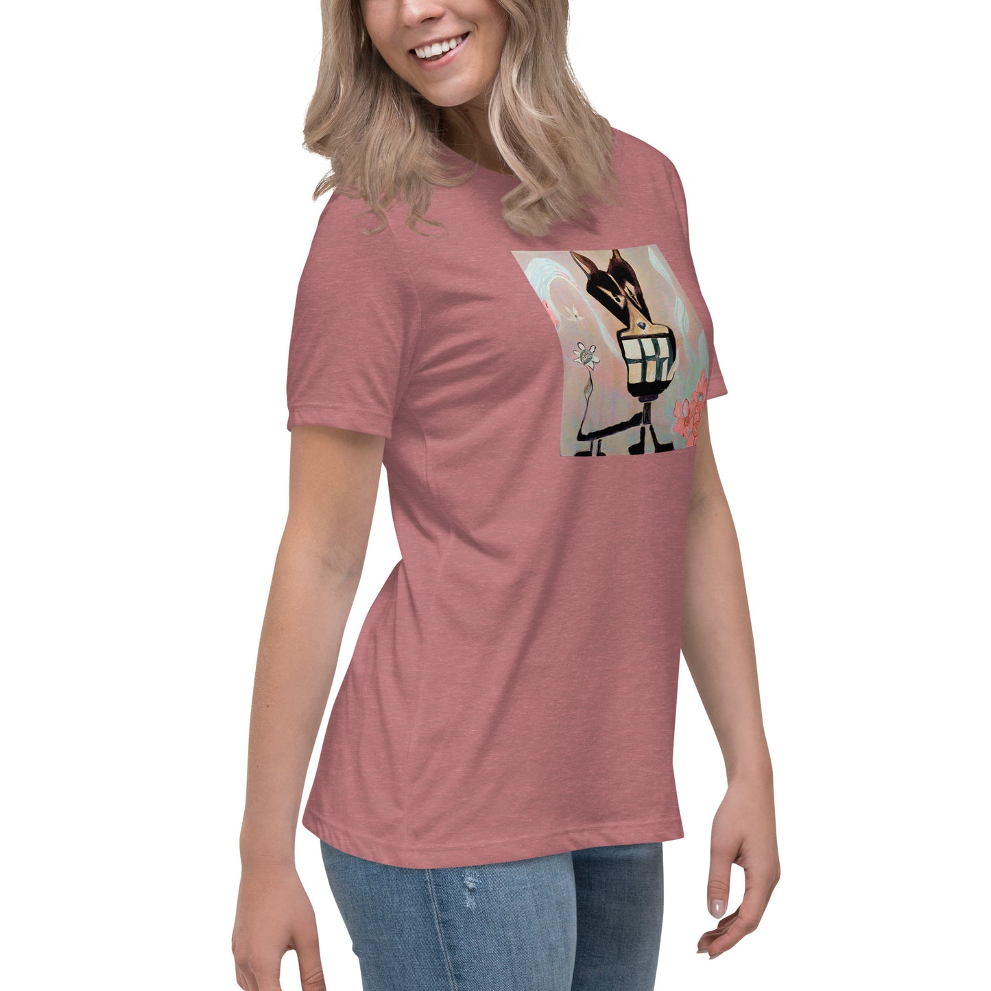 Mean Dogs Black Orchid Women's Relaxed T-Shirt