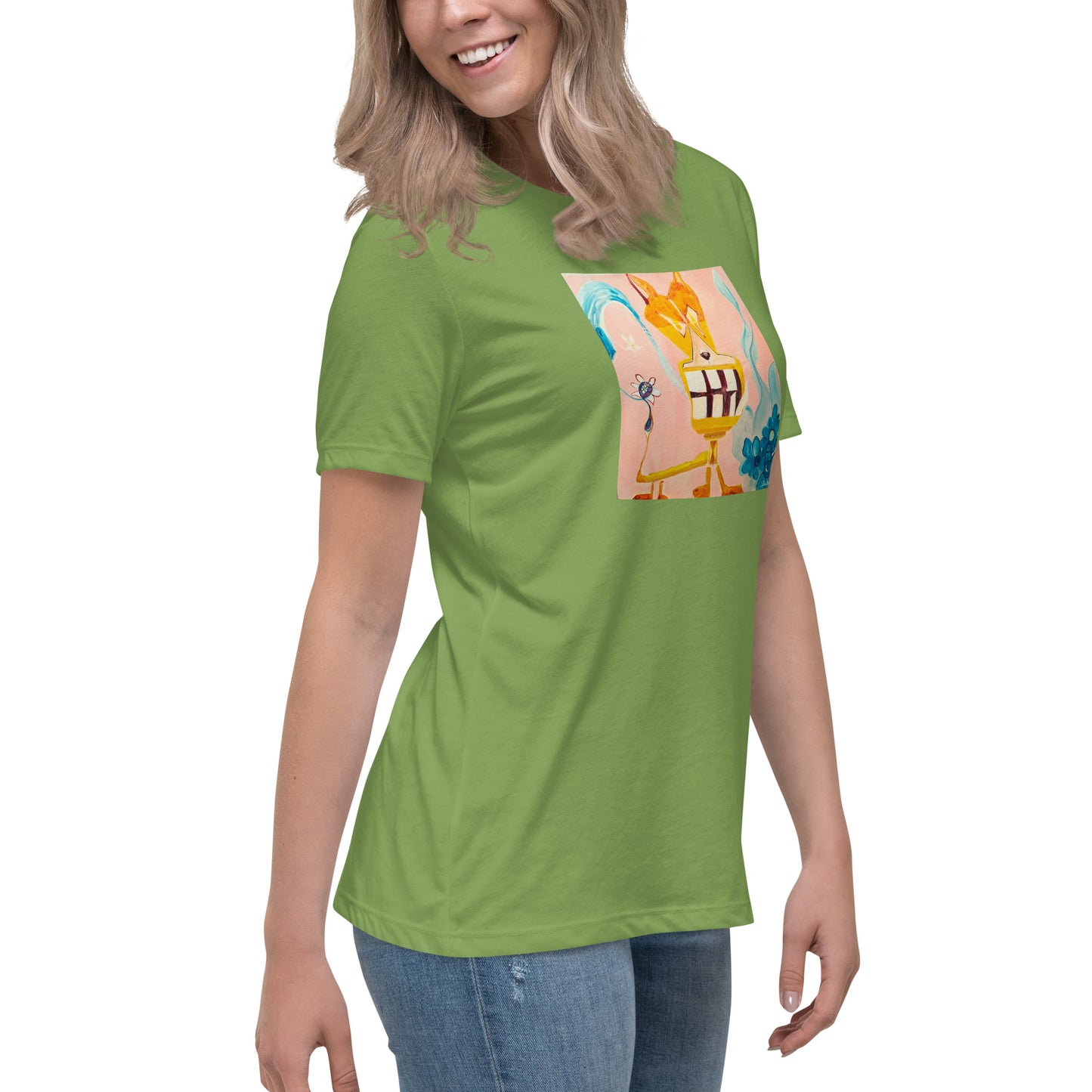 Mean Dogs Flower Women's Relaxed T-Shirt