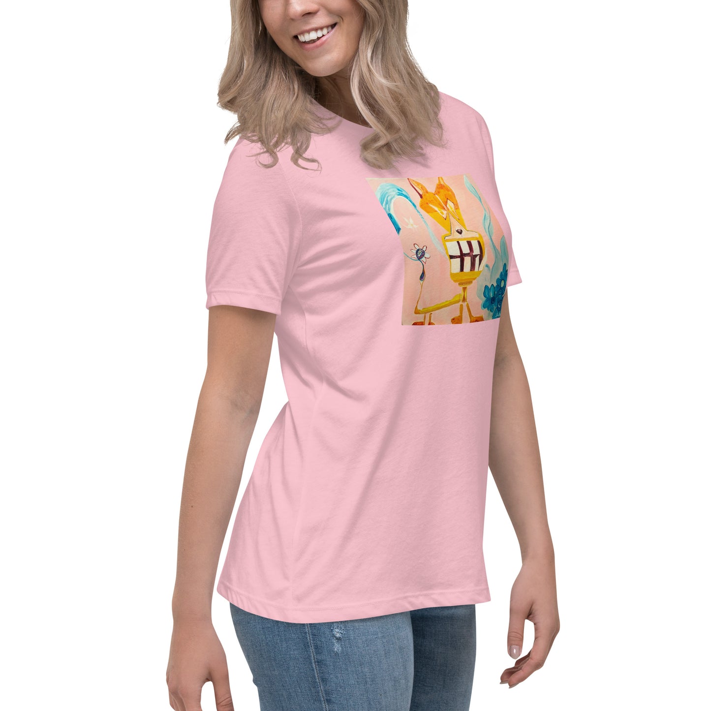 Mean Dogs Flower Women's Relaxed T-Shirt