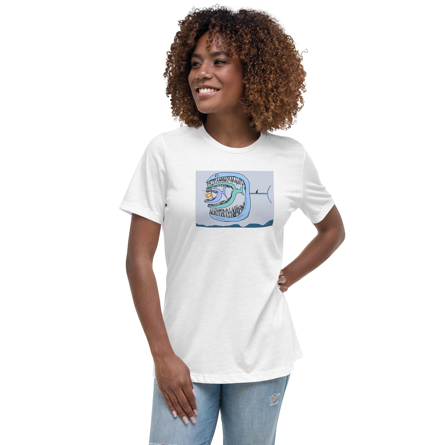 Fish Eat Fish Women's Relax T-Shirt