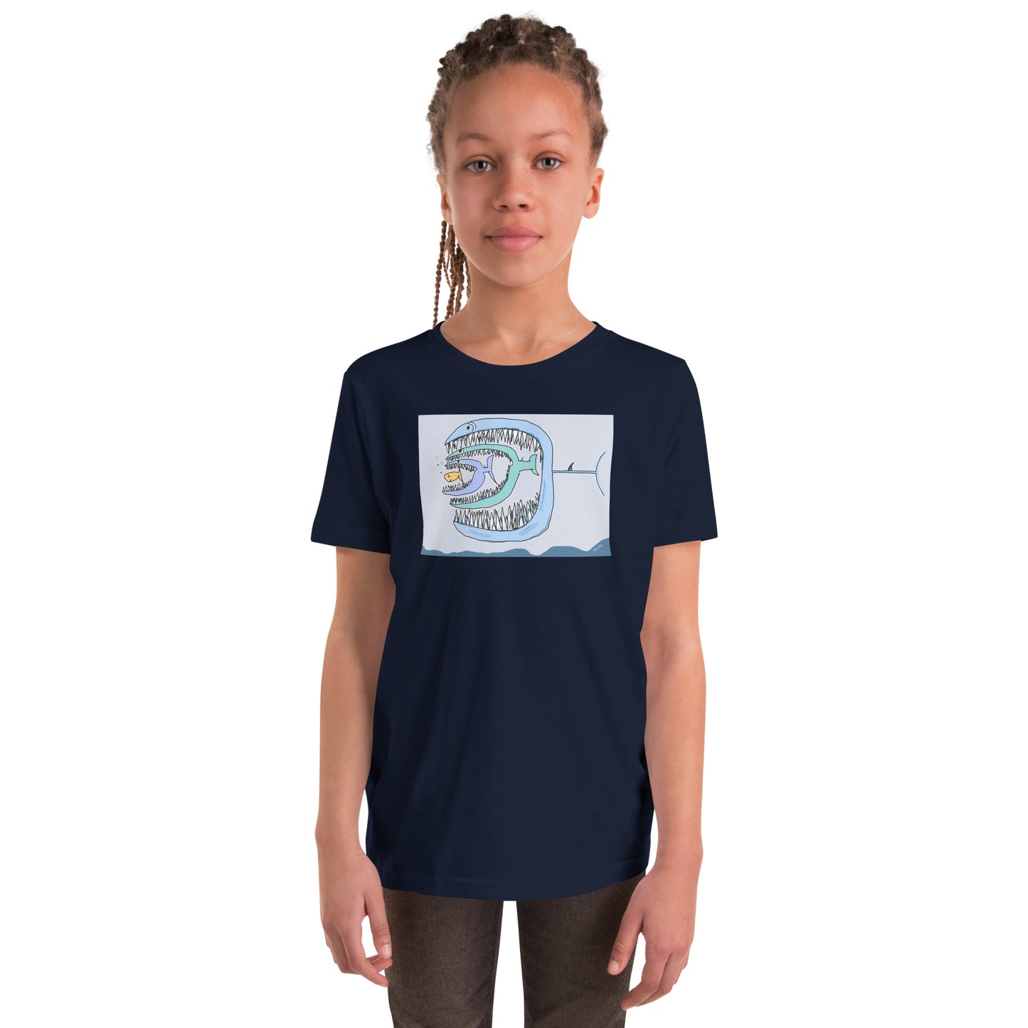 Fish Eat Fish Youth Short Sleeve T-Shirt