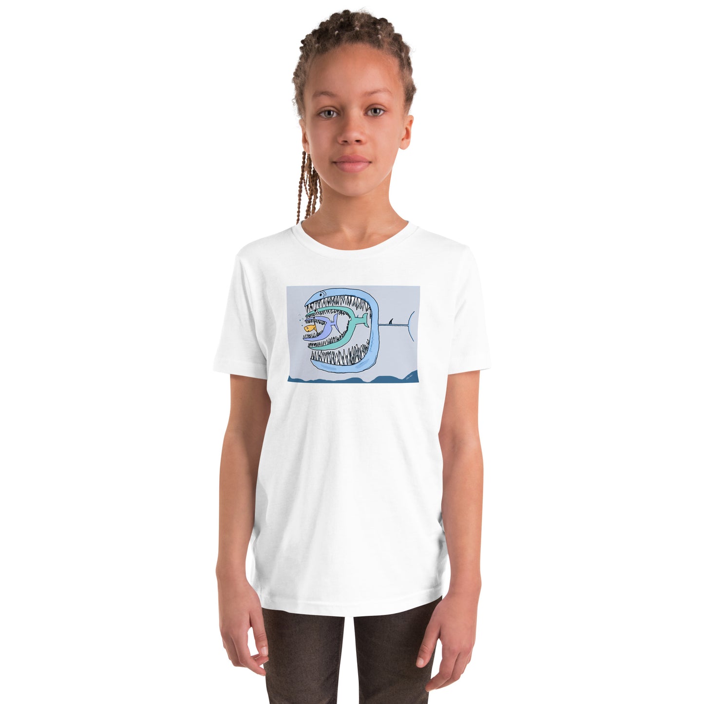 Fish Eat Fish Youth Short Sleeve T-Shirt