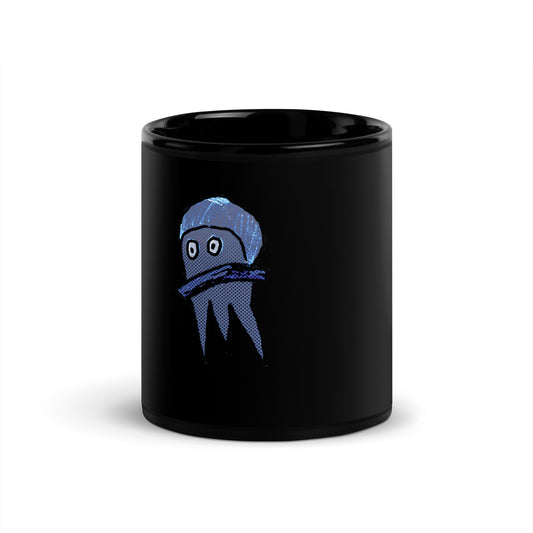 Zoops Deep Space Solo Flight Black Glossy Mug