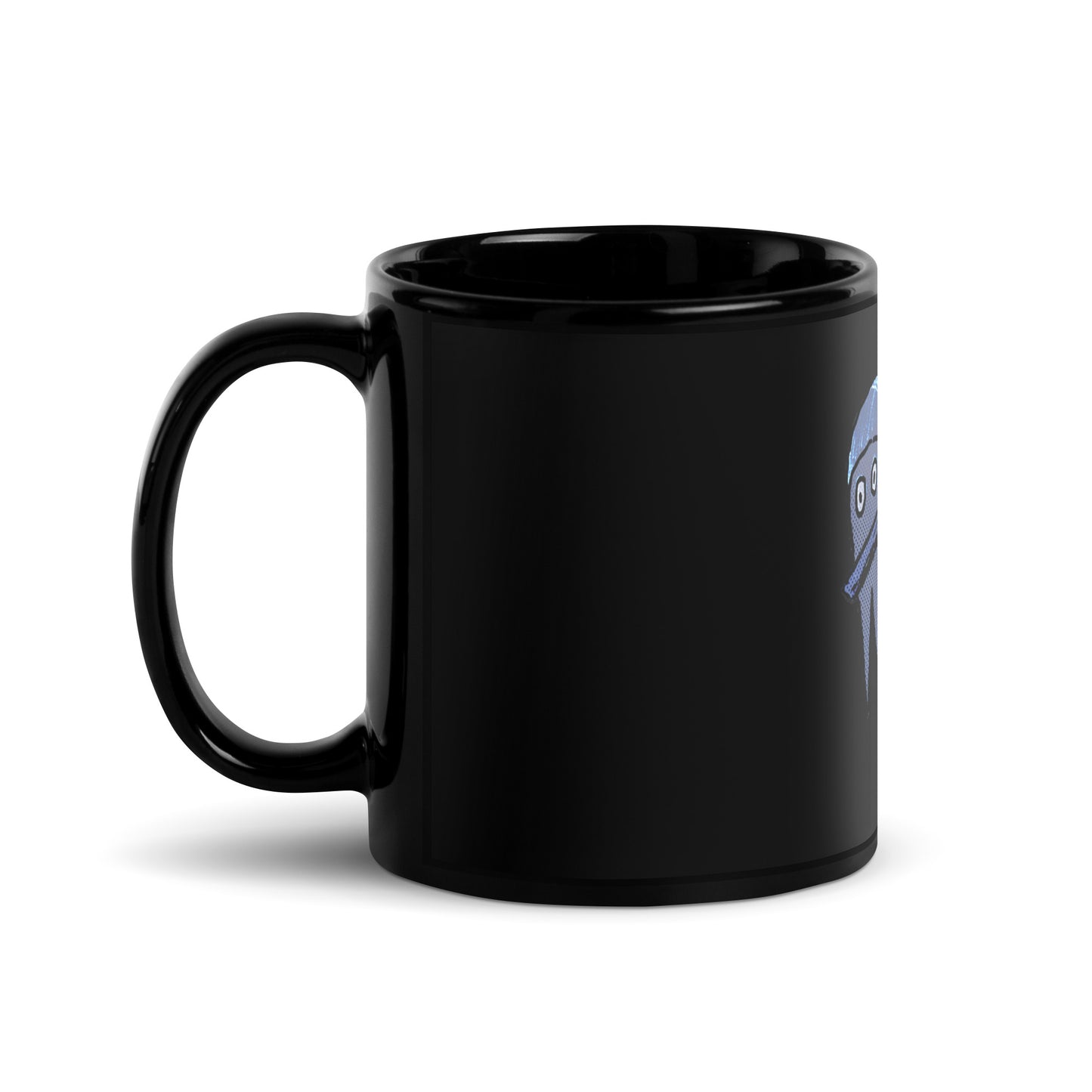 Zoops Deep Space Solo Flight Black Glossy Mug