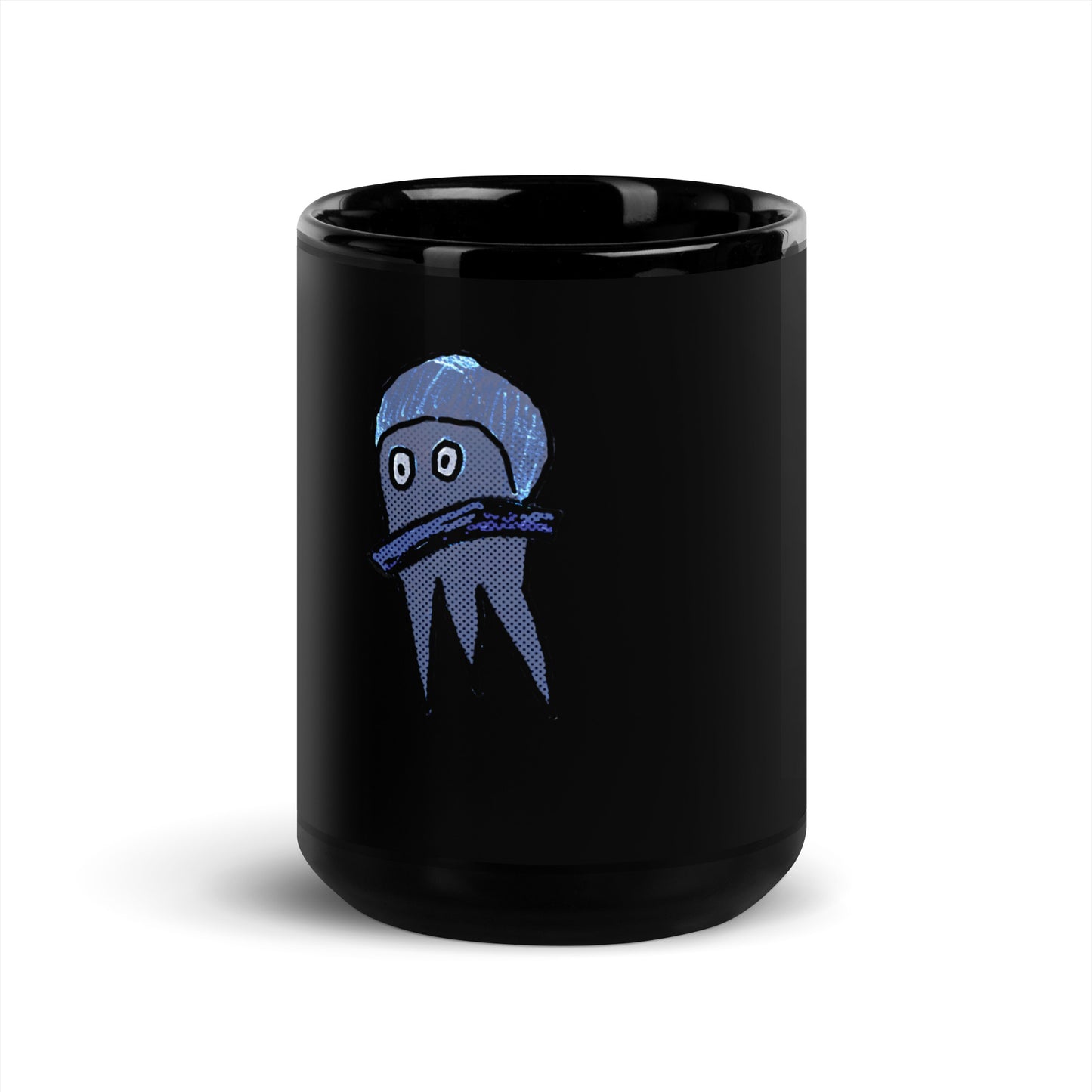 Zoops Deep Space Solo Flight Black Glossy Mug