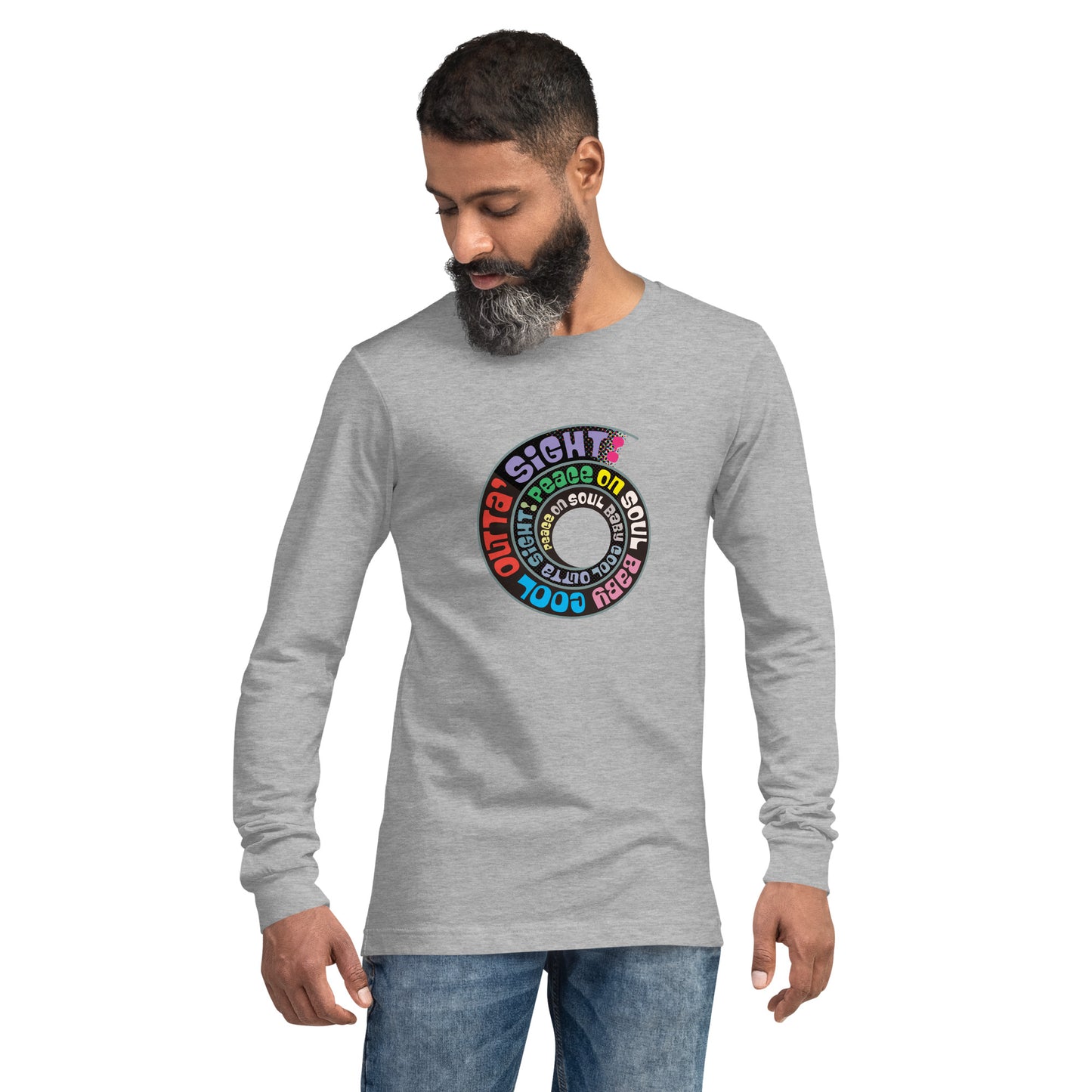 Peace On Soul Baby Cool Outta Sight Immortal Coil Unisex Long Sleeve Tee