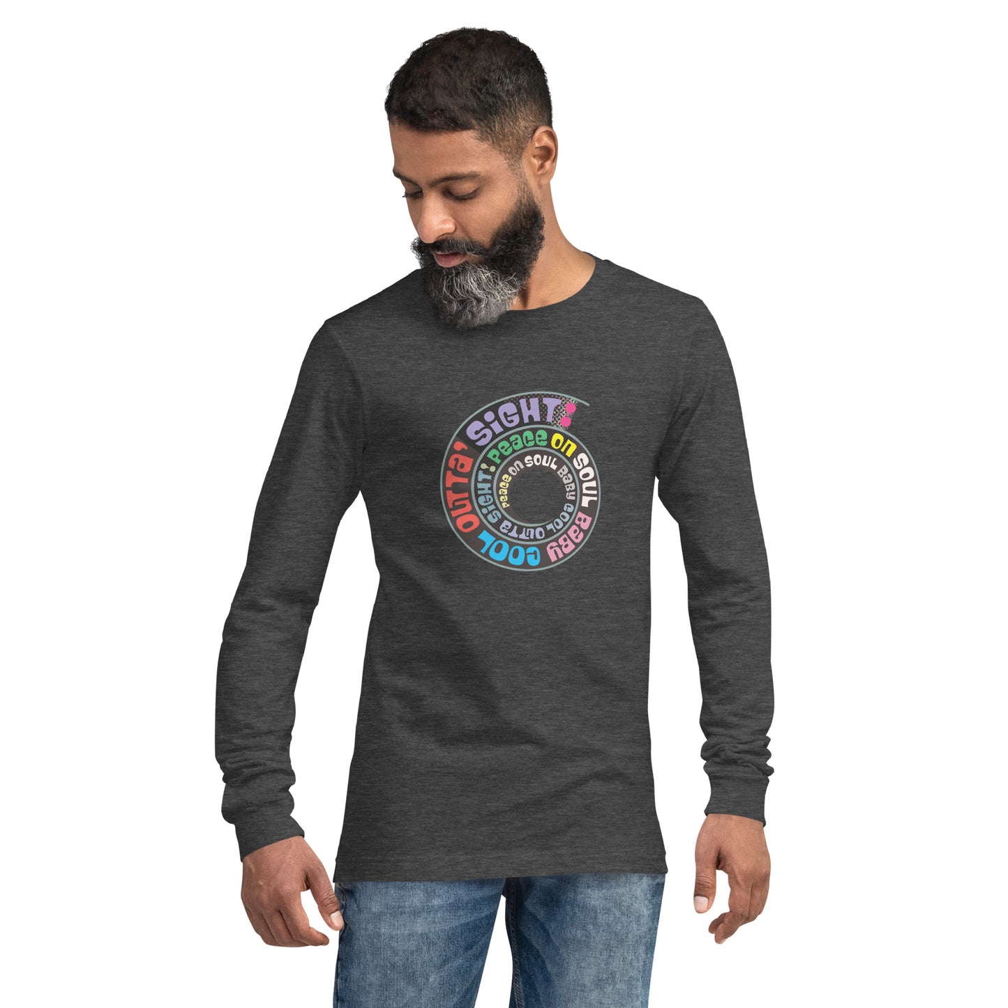 Peace On Soul Baby Cool Outta Sight Immortal Coil Unisex Long Sleeve Tee