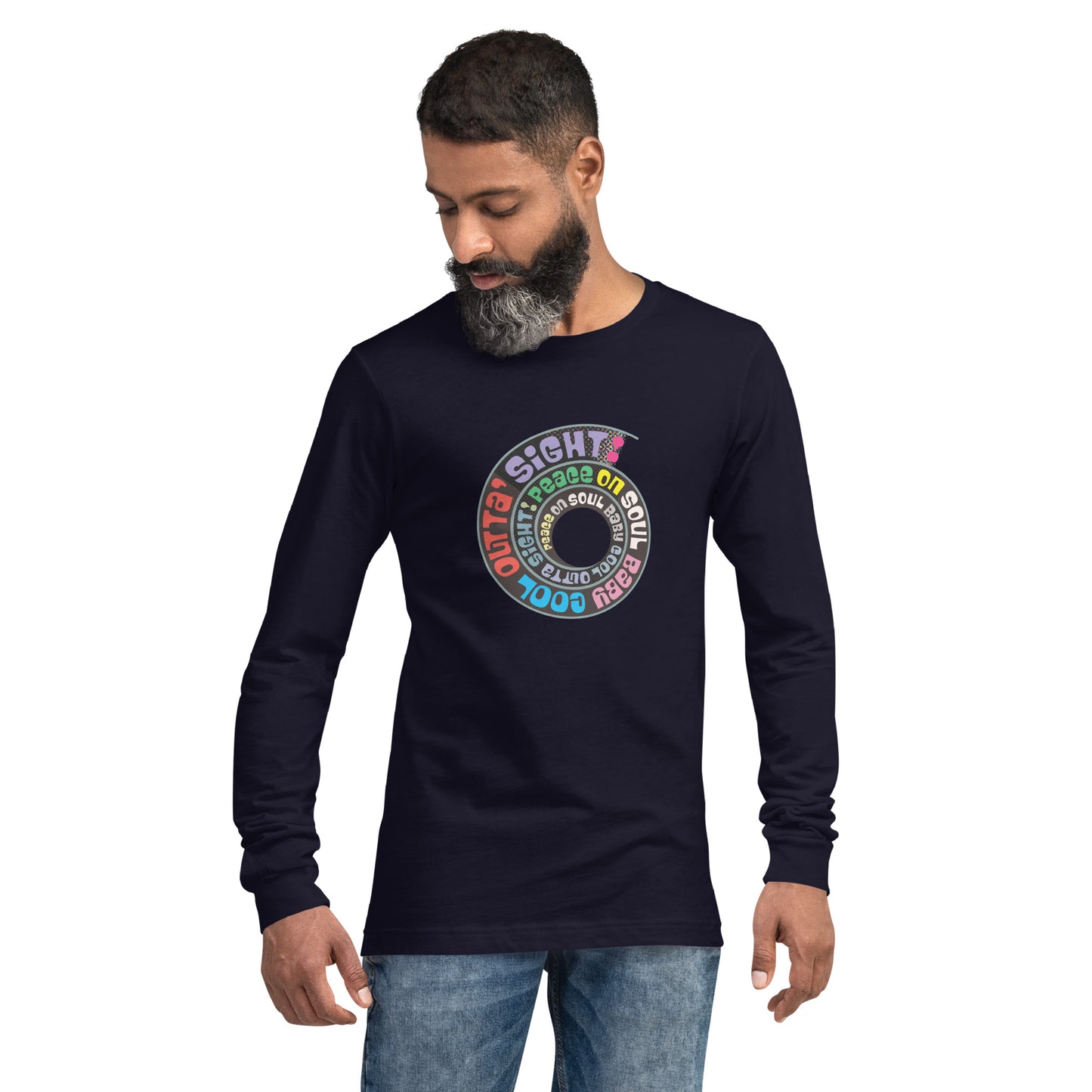 Peace On Soul Baby Cool Outta Sight Immortal Coil Unisex Long Sleeve Tee