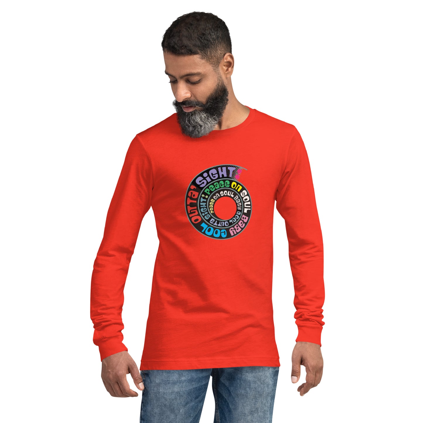 Peace On Soul Baby Cool Outta Sight Immortal Coil Unisex Long Sleeve Tee