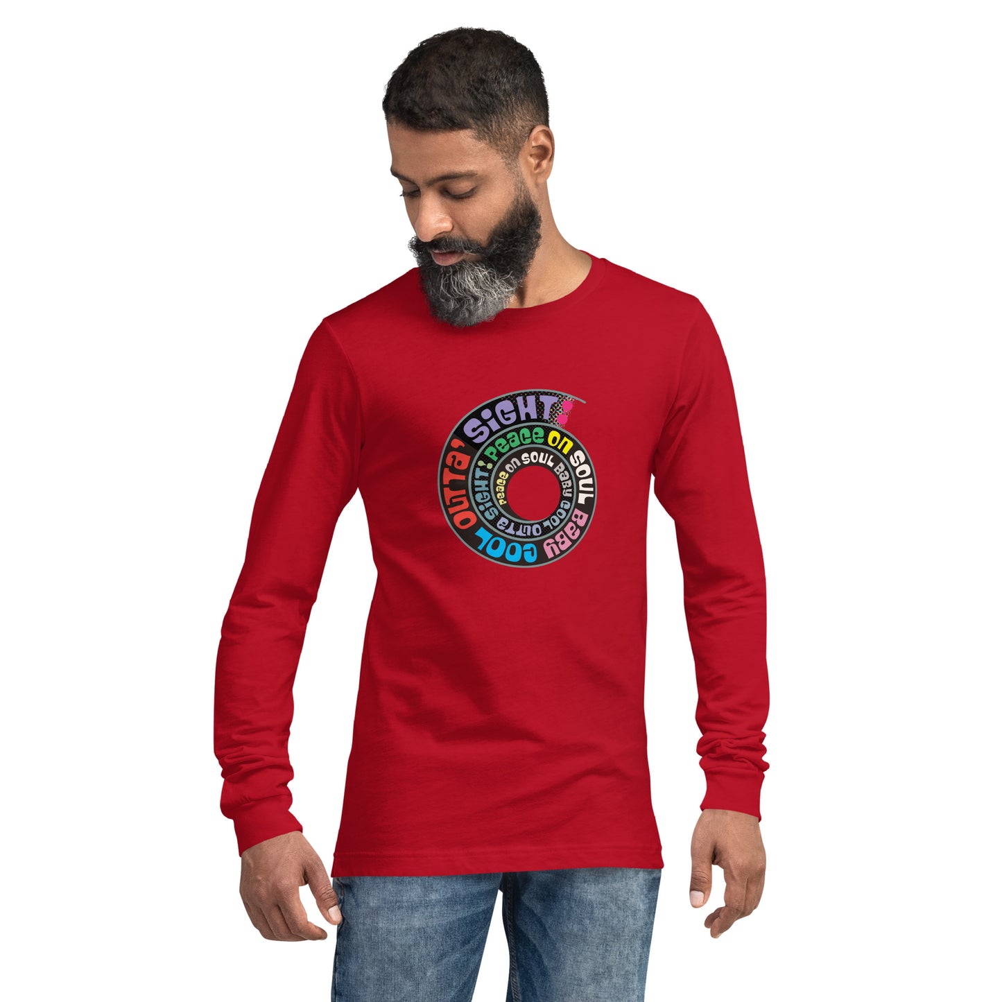 Peace On Soul Baby Cool Outta Sight Immortal Coil Unisex Long Sleeve Tee