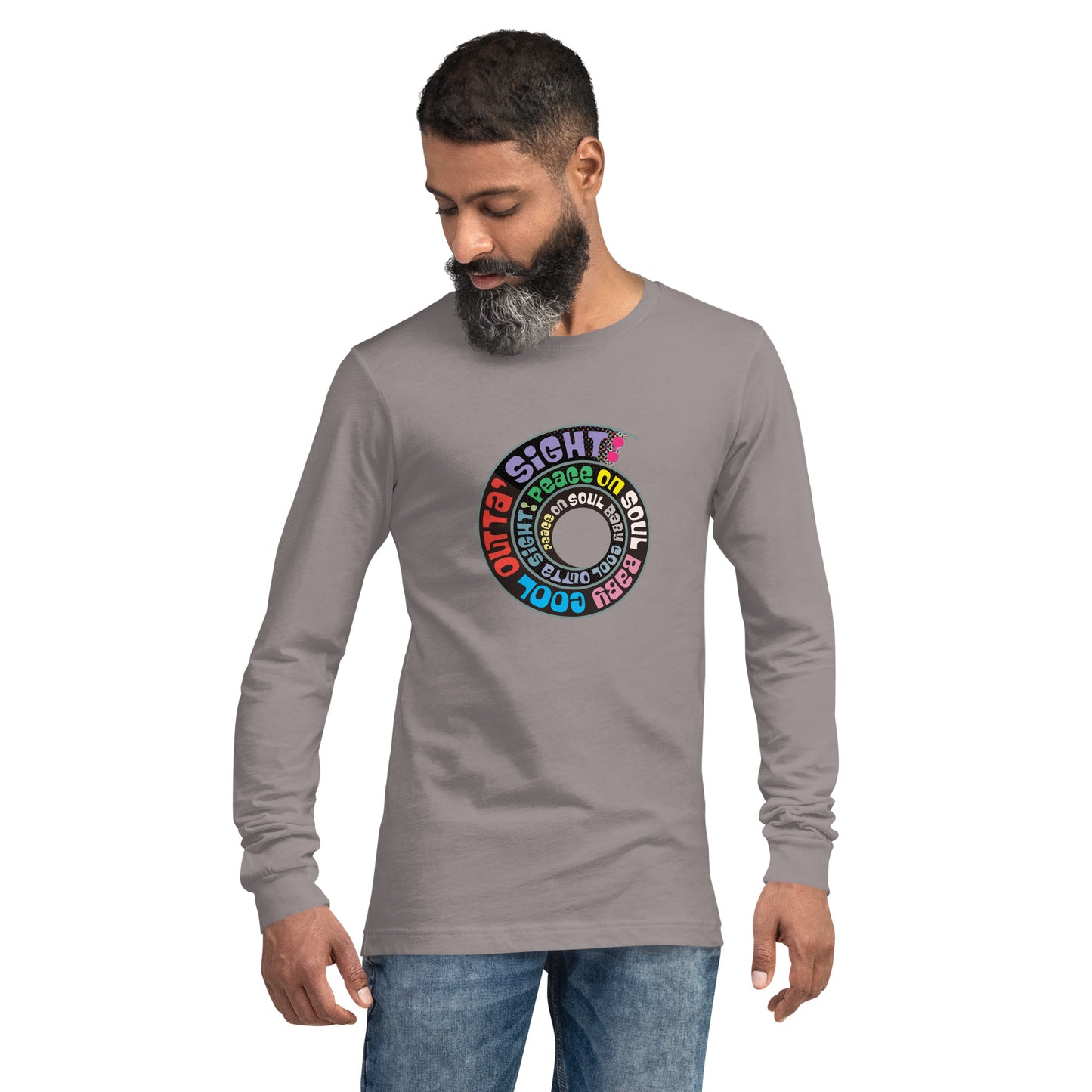 Peace On Soul Baby Cool Outta Sight Immortal Coil Unisex Long Sleeve Tee