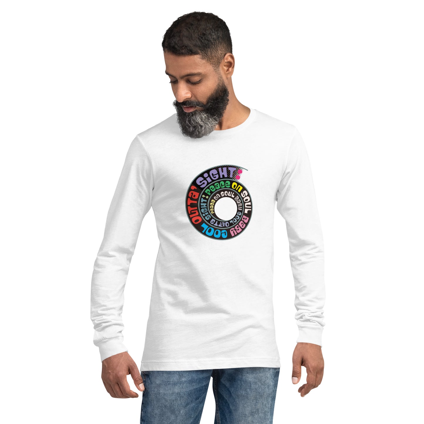 Peace On Soul Baby Cool Outta Sight Immortal Coil Unisex Long Sleeve Tee